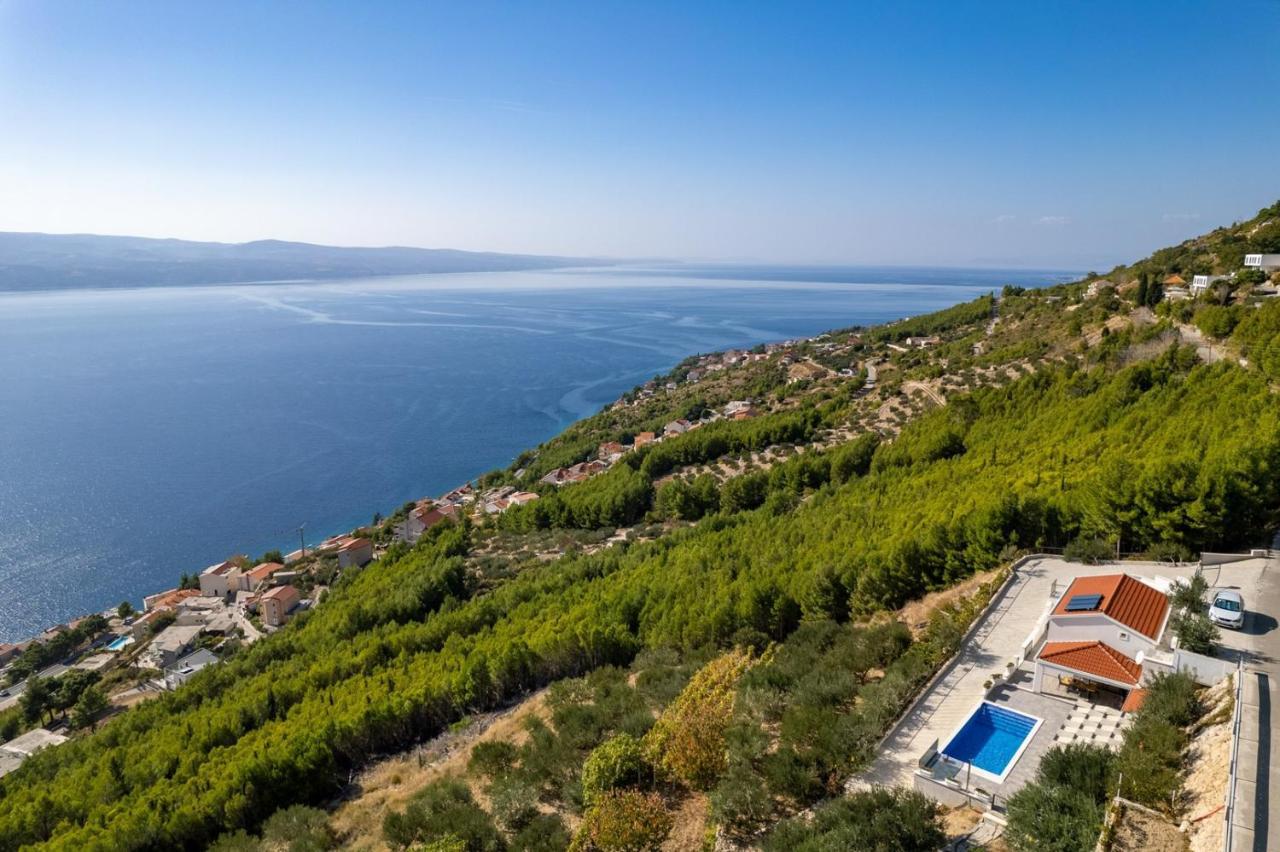 Villa Dream With Private Pool, 2 Bedrooms With En-Suite Bathrooms, Sea View Omiš Eksteriør billede