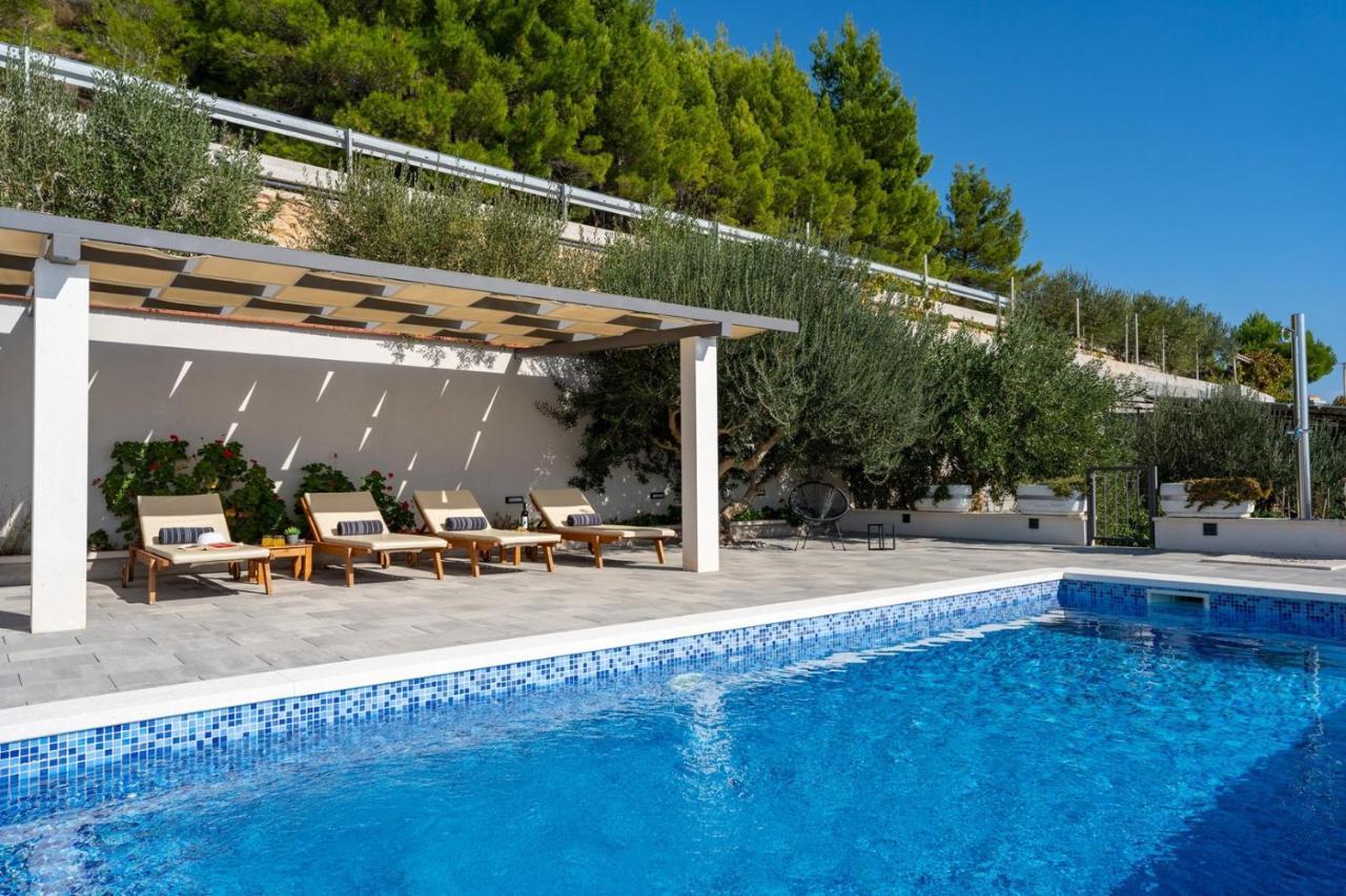 Villa Dream With Private Pool, 2 Bedrooms With En-Suite Bathrooms, Sea View Omiš Eksteriør billede