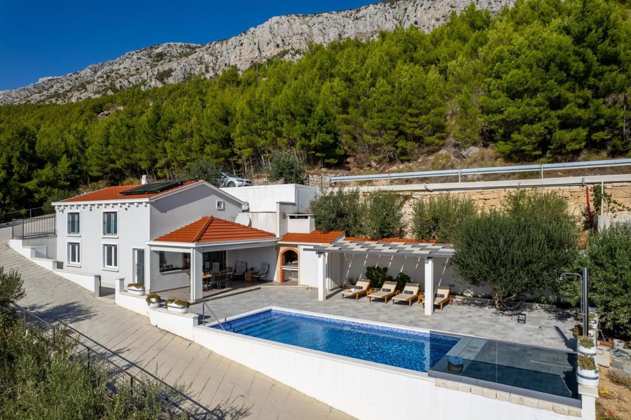 Villa Dream With Private Pool, 2 Bedrooms With En-Suite Bathrooms, Sea View Omiš Eksteriør billede